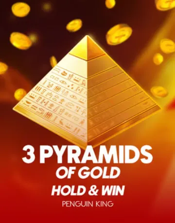 3 Pyramids of Gold Hold Win slot by Penguin King
